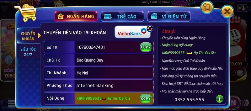 Hướng dẫn nạp rút Rikvip – Hệ thống giao dịch tiền tệ uy tín nhất năm 2024